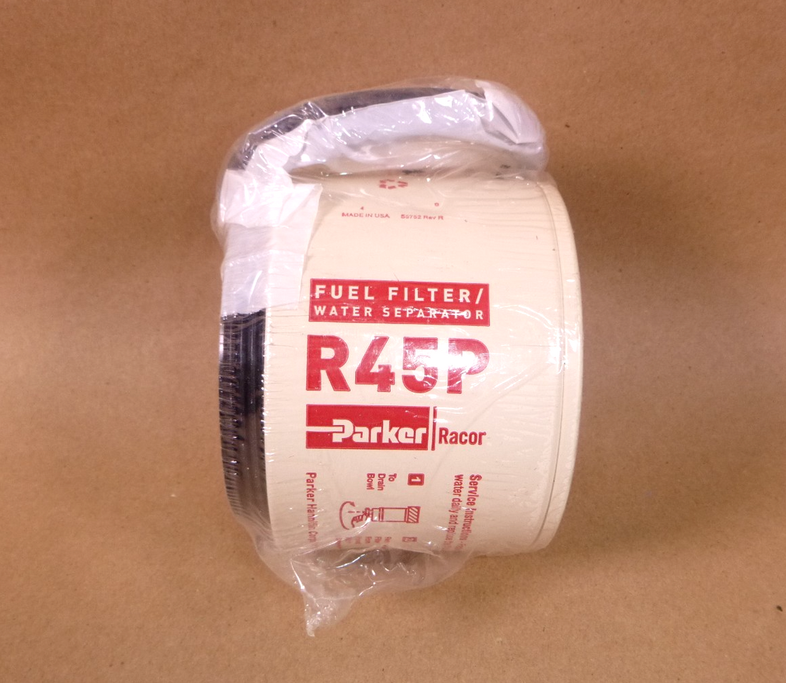 R45P Parker Racor Spin On Fuel Filter Water Separator 30 Micron Fits 445R &amp; 645R | Replacement Truck Parts, Trailer Accessories, Automobile Supplies, Car Parts &amp; Accessories