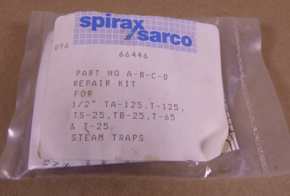 Spirax-Sarco 66446 Repair Kit 1/2" TA-125, T-125,+ Thermostatic Disc Steam Trap | Industrial MRO Replacement Parts, Manufacturing Machine Parts &amp; Components, Heavy Equipment Parts Supplier