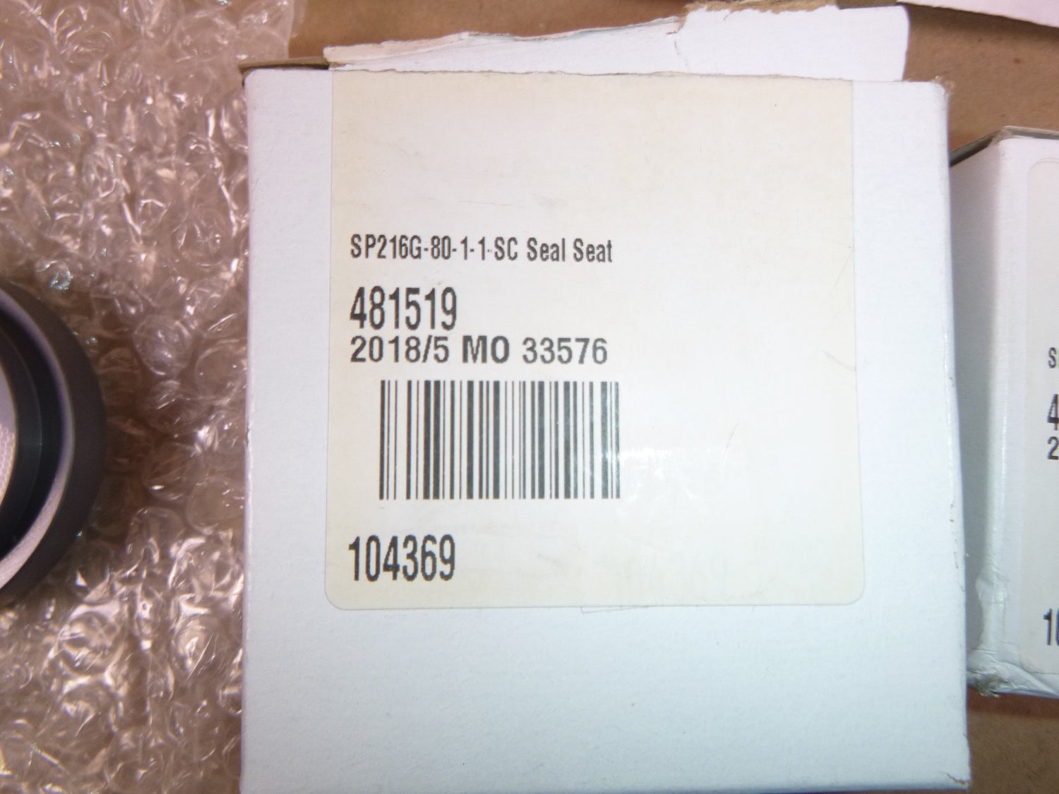 481519 Alfa Laval OEM Seal Seat, Silicone Carbide W/ Certificate ( 2 Pc. Lot) | Industrial MRO Replacement Parts, Manufacturing Machine Parts &amp; Components, Heavy Equipment Parts Supplier