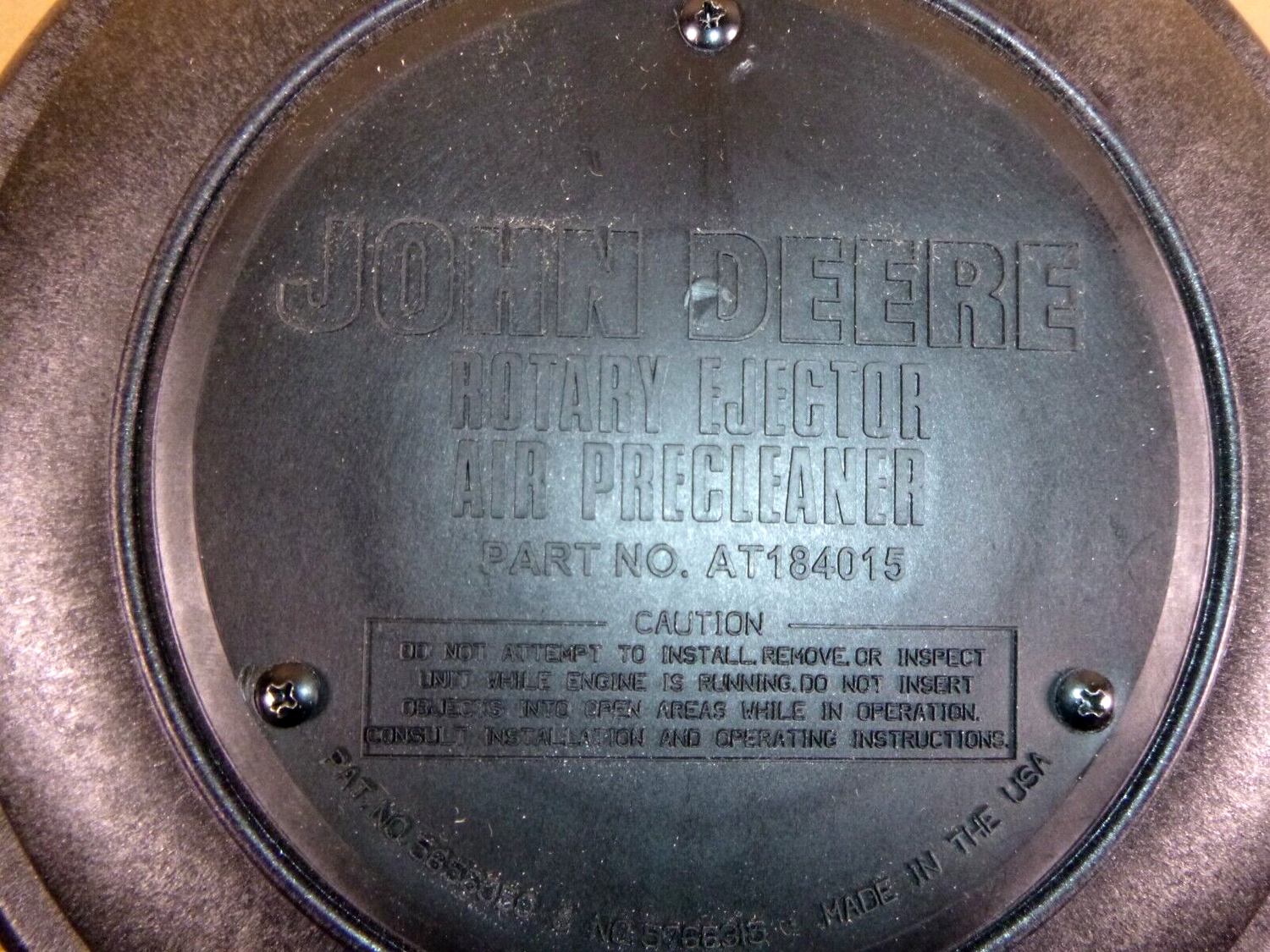 New Genuine John Deere Rotary Ejector Air Precleaner AT221487, 5 Inch Precleaner | Industrial Tractor Parts Supplier and Surplus Tractor Parts &amp; Accessories