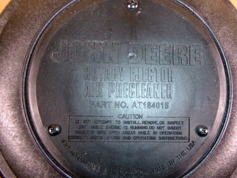 New Genuine John Deere Rotary Ejector Air Precleaner AT221487, 5 Inch Precleaner