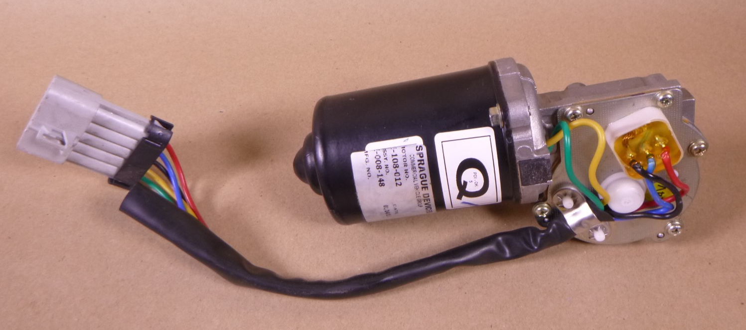 Sprague MRAP M-ATV Wiper Motor E-108-012 E-008-148 24V 2540-01-576-4532 3819835 | Genuine FMTV Replacement Parts, LMTV Parts For Sale and Military Surplus Medium Tactical Vehicle Parts &amp; Components