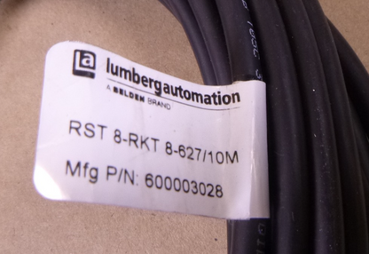 Lumberg RST 8-RKT 8-627/10M Double Ended Cordset 8-Pin 10m Length 60003028 | Electrical MRO Replacement Parts &amp; Components and Commercial Electrical Supplies Company