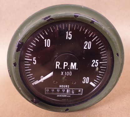 USGI M35A3 M44A3 2-1/2-TON 6X6 Series Trucks Tachometer W/ Hour Meter 12448944 | Genuine M35 Military Truck Parts and M939 Cargo Truck Surplus Parts