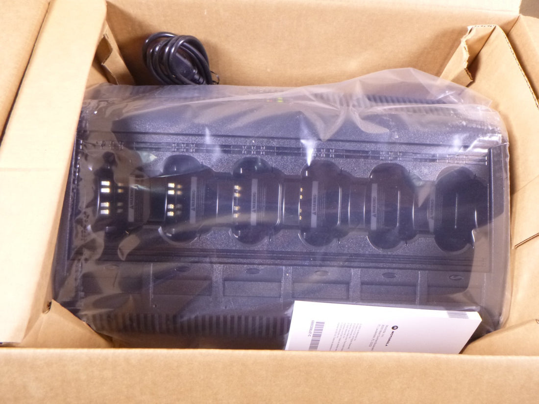 Motorola WPLN4108BR IMPRES Adaptive Multi-Unit Charger Kit for XTS Series | Electrical MRO Replacement Parts &amp; Components and Commercial Electrical Supplies Company