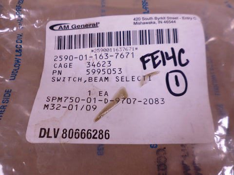 Headlight Beam Selecting Dimmer Switch For M915 Series 5995053 2590-01-163-7671 | Replacement Truck Parts, Trailer Accessories, Automobile Supplies, Car Parts & Accessories