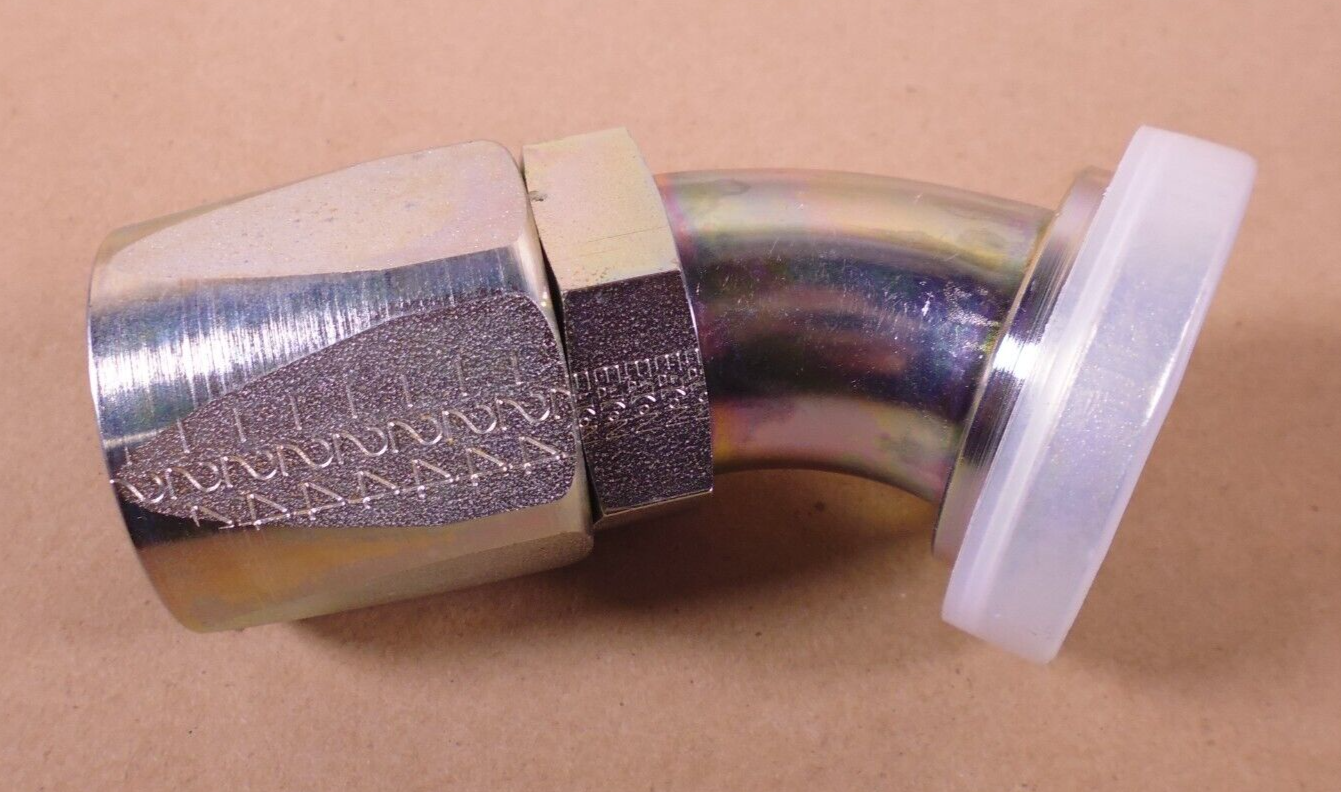 Eaton 4777-24S Code 61 Split Flange 45° Elbow -24 Reusable Hose End Steel | Industrial MRO Replacement Parts, Manufacturing Machine Parts &amp; Components, Heavy Equipment Parts Supplier