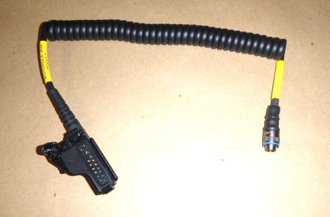 Motorola jedi SCCv1.1 Audio Cable W/8Pin Circular Mil Connector 5995-01-685-5498