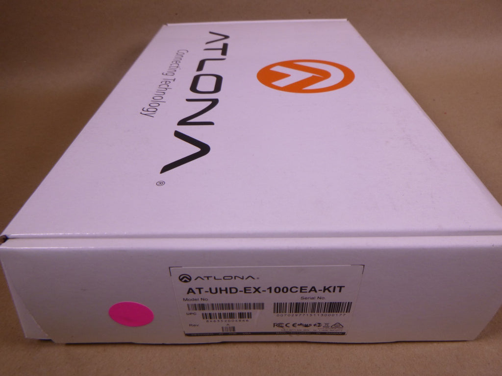 Atlona AT-UHD-EX-100CEA-KIT UHD 4K HDMI Extender over 100M HDBaseT TX/RX | Electrical MRO Replacement Parts & Components and Commercial Electrical Supplies Company