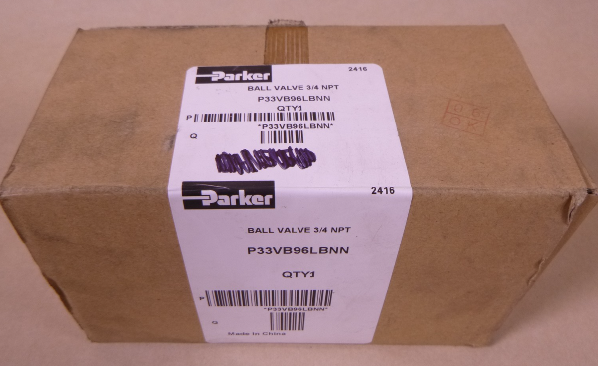Parker P33VB96LBNN Global Modular Ball Valve , 3/4" NPT | Industrial MRO Replacement Parts, Manufacturing Machine Parts &amp; Components, Heavy Equipment Parts Supplier