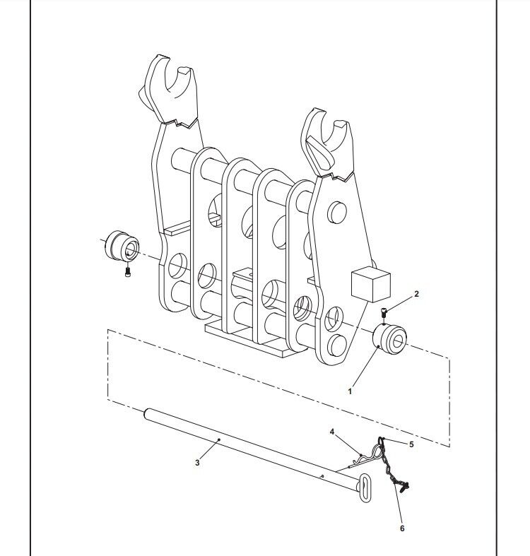 GENUINE BOBCAT 79379.4 MANUAL QUICK ATTACH LOCK BEARING T3571 T3571L | Industrial Tractor Parts Supplier and Surplus Tractor Parts &amp; Accessories