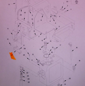 USGI FMTV / LMTV Hydraulic Reservoir Support Bracket 12422552, 5340-01-491-0518 | Genuine FMTV Replacement Parts, LMTV Parts For Sale and Military Surplus Medium Tactical Vehicle Parts & Components