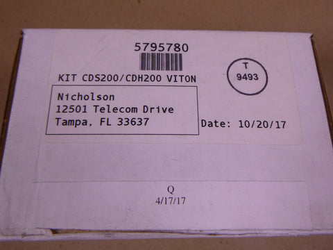 5795780 Nicholson CDS200 CDH200 Viton Repair Kit CDS/CDH