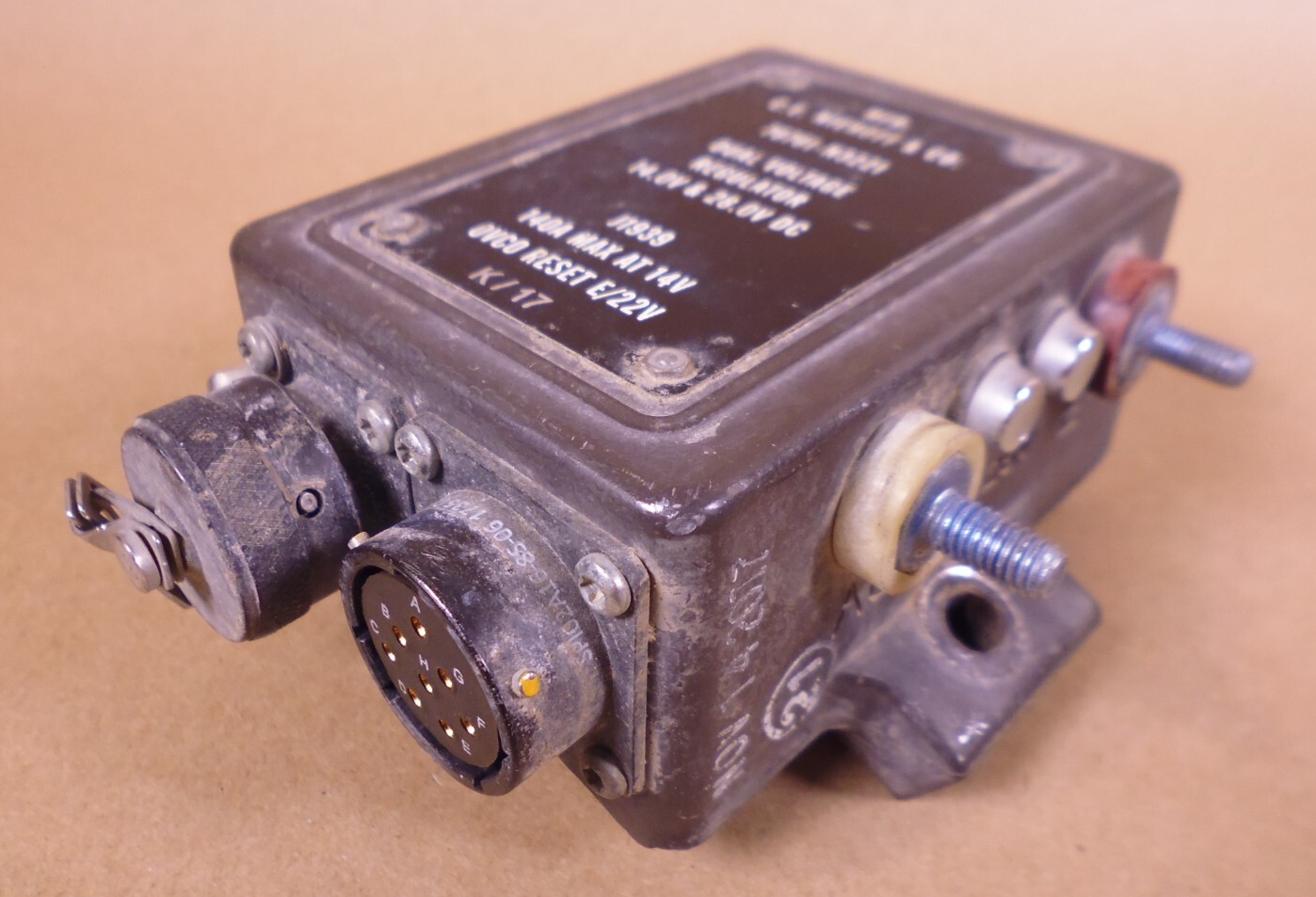 CE Niehoff N3221 Voltage Regulator 76761-N3221, 14 &amp; 28 Vdc , *UNTESTED* | Replacement Truck Parts, Trailer Accessories, Automobile Supplies, Car Parts &amp; Accessories