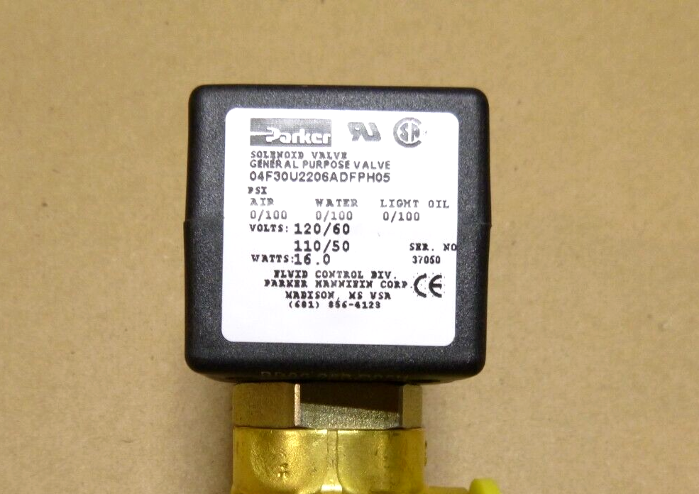 New PARKER 04F30U2206ADFPH05 Series 30 Small Three-Way Direct Acting Valve | Industrial MRO Replacement Parts, Manufacturing Machine Parts &amp; Components, Heavy Equipment Parts Supplier