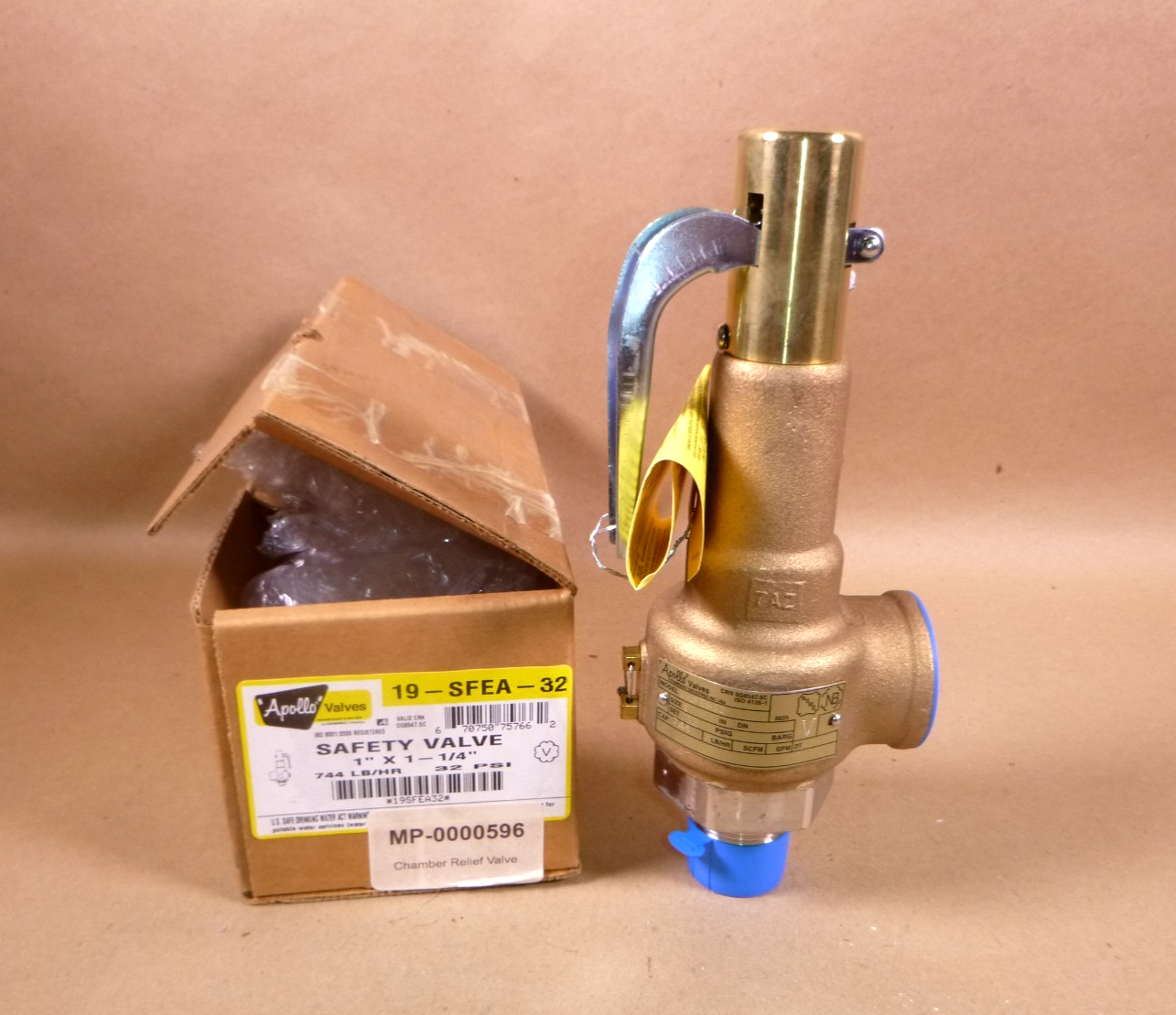19-SFEA-32 APOLLO Bronze Safety Relief Valve 32 Psig, 1" MNPT x 1-1/4" FNPT | Industrial MRO Replacement Parts, Manufacturing Machine Parts &amp; Components, Heavy Equipment Parts Supplier