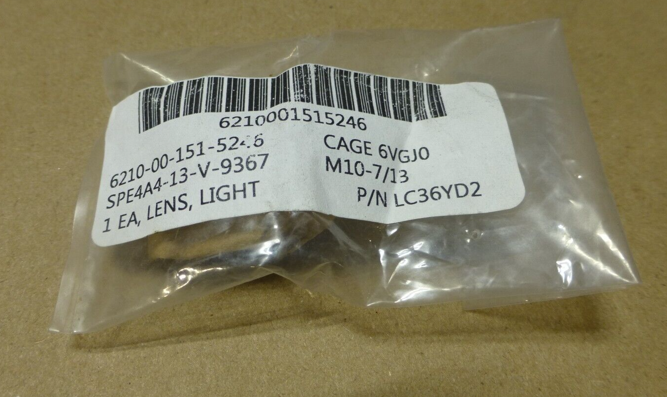(x25) LC36YD1 AVIATION LENS YELLOW LIGHT LENS USGI 160-0613-203 6210-00-151-5246 | Electrical MRO Replacement Parts &amp; Components and Commercial Electrical Supplies Company
