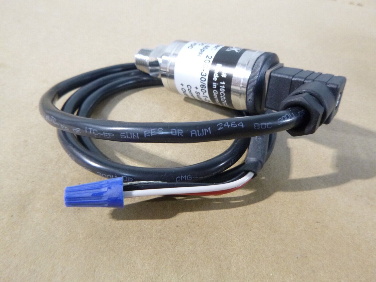 Noshok Pressure Transmitter 200-30/60-1-2-2-1, -30 INHG TO 60 PSIG, 0-5VDC Out | Electrical MRO Replacement Parts &amp; Components and Commercial Electrical Supplies Company