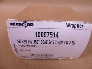 Rexnord Falk 10057514 Wrapflex, Hub, 5R, 0.750" Bore 3/16" x 3/32" KW (0789331)