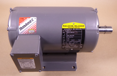 M3211T Baldor 3HP Electric Motor , 1750 RPM , Frame 182T 208/230/460V , 3-Phase | Industrial Electric Motors, Pumps & Parts
