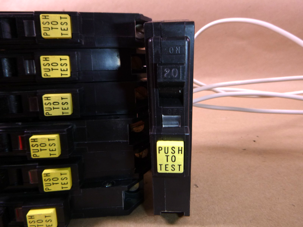 QO120GFI Square D 20 Amp GFCI Plug-In Circuit Breaker 1 Pole 120 Volt (Lot of 7) | Electrical MRO Replacement Parts & Components and Commercial Electrical Supplies Company