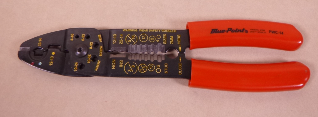 Blue-Point PWC-14 Wire Stripper Cutter Crimper Bolt Cutter PWC14 USA , 8.5"