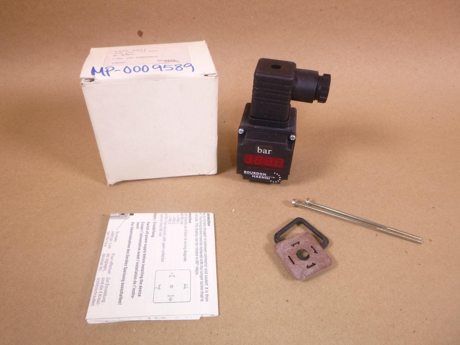 ZED 601/773.111 Bourdon Haenni 4-20Ma 0-6Bar Programmable Digital Indicator | Electrical MRO Replacement Parts &amp; Components and Commercial Electrical Supplies Company