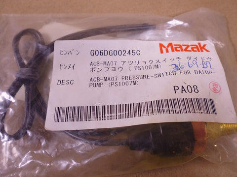 Mazak G06DG00245C Pressure Switch ACB-MA07 For Daido Pump PS1007M