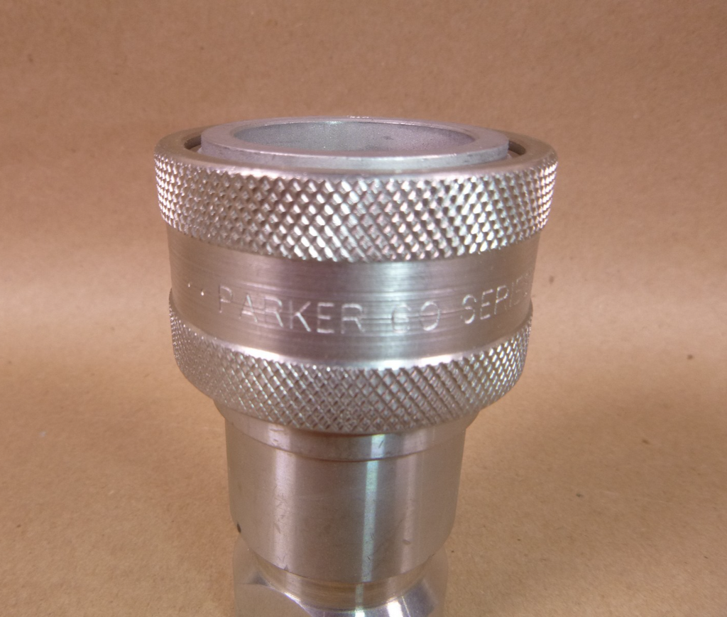 SH6-62 Parker Hydraulic Female Quick Coupler 303 Stainless 3/4" New