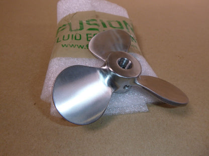 Fusion Fluid Equipment 316L Stainless Sanitary BioProp 4" Impeller 3/8" Bore