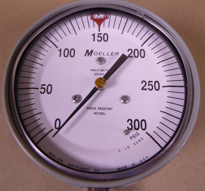 Moeller SGF4I1Y-G-D 0-300 PSIG Shock-Resistant Pressure Gauge , 6685-01-296-7359 | Industrial MRO Replacement Parts, Manufacturing Machine Parts &amp; Components, Heavy Equipment Parts Supplier