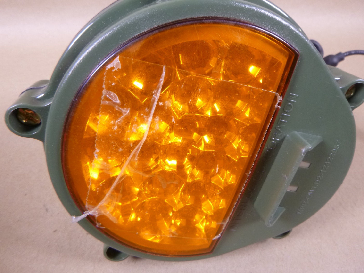 2x HUMVEE M998 FMTV Military Front Composite LED Amber Stop Light - 12422957 | Genuine FMTV Replacement Parts, LMTV Parts For Sale and Military Surplus Medium Tactical Vehicle Parts &amp; Components