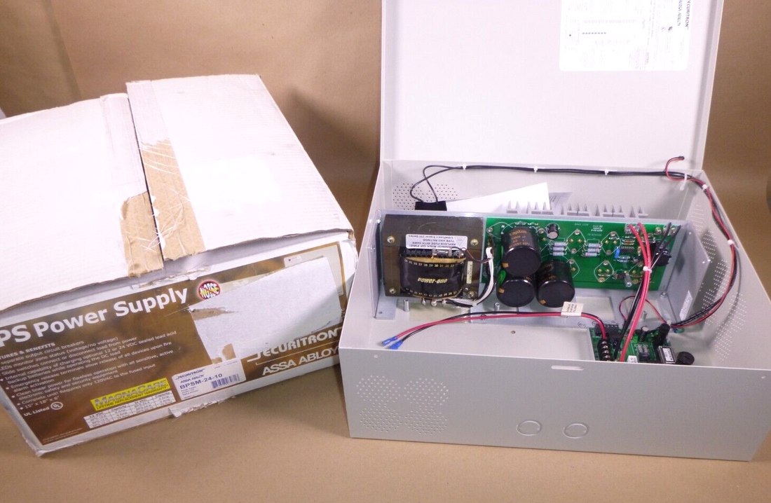 BPSM-24-10 Securitron Self Monitoring Power Supply with Status Monitor | Industrial MRO Replacement Parts, Manufacturing Machine Parts &amp; Components, Heavy Equipment Parts Supplier