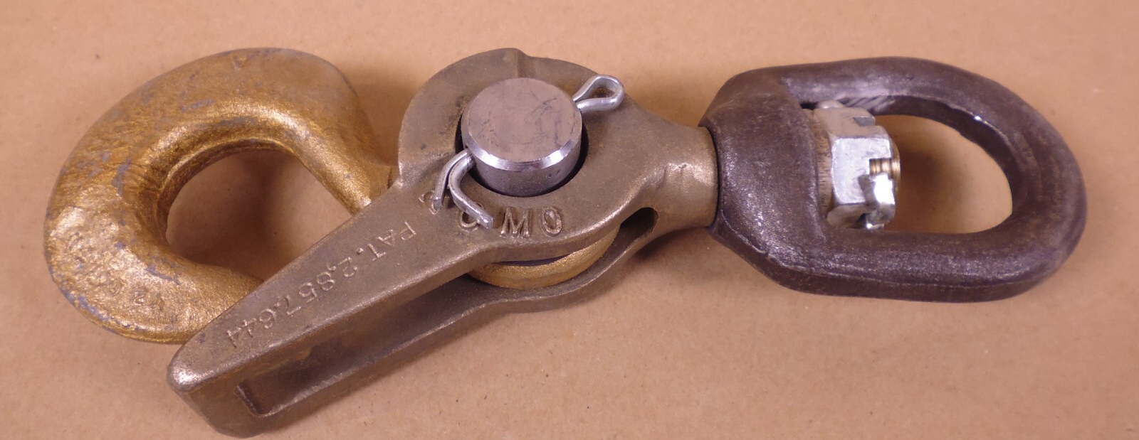 Newco 4S Safety Hook Swivel , 1" To 1-3/8" Hook Opening x 2", 2,700 lbs. Max | Industrial MRO Tools and Replacement Industrial Equipment Components