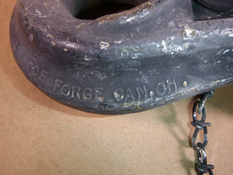 USGI Humvee M998 Pintle Towing Tow Hook Black 5568593 , 2540-01-189-2193 | Genuine HMMWV Replacement Parts and Military Surplus Humvee Parts & Accessories