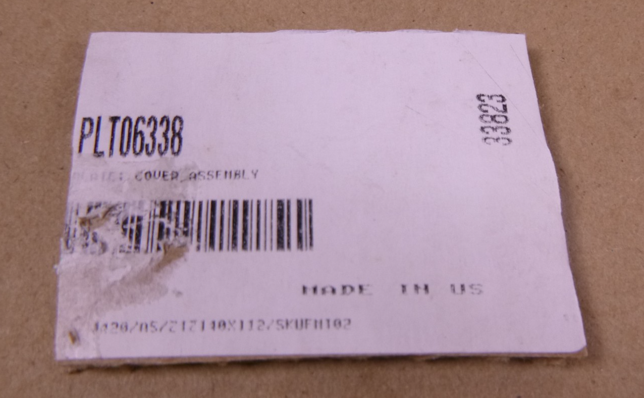 Trane PLT06338 Plate Cover Assembly | Industrial MRO Replacement Parts, Manufacturing Machine Parts &amp; Components, Heavy Equipment Parts Supplier