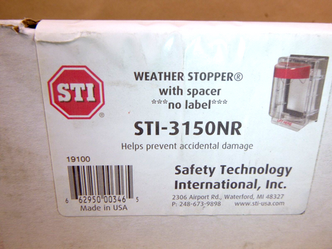 STI-3150NR STI Weather Stopper Without Horn with Spacer - No Label Included