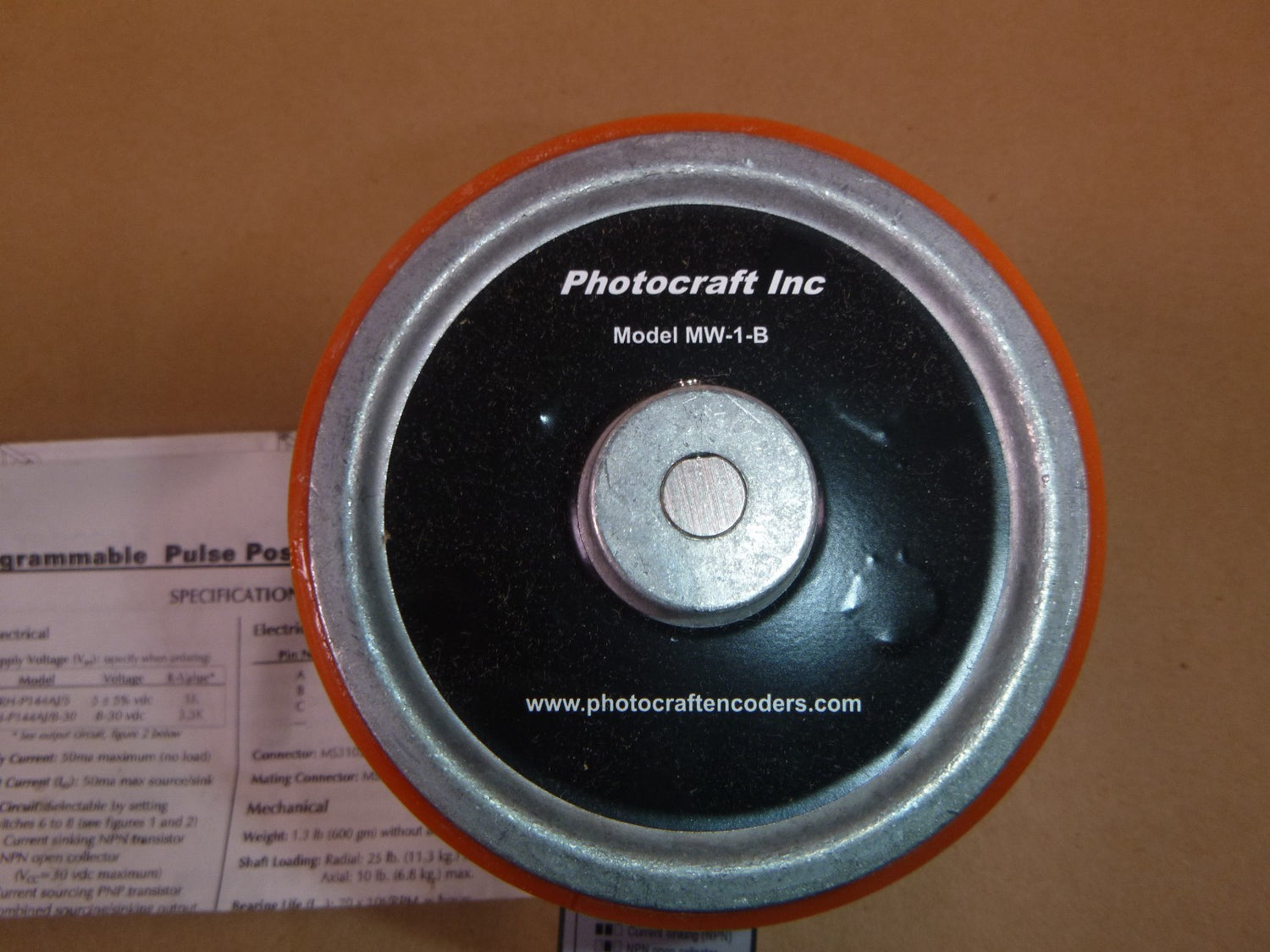 Photocraft Programable Conveyor Encoder W/ Cable MW-1-B RH-P144AJ/8-30, E0002845