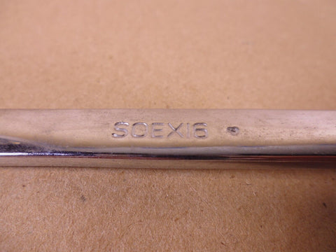 Snap-on SOEX16  1/2" 12 Point SAE Flank Drive Combination Wrench USA