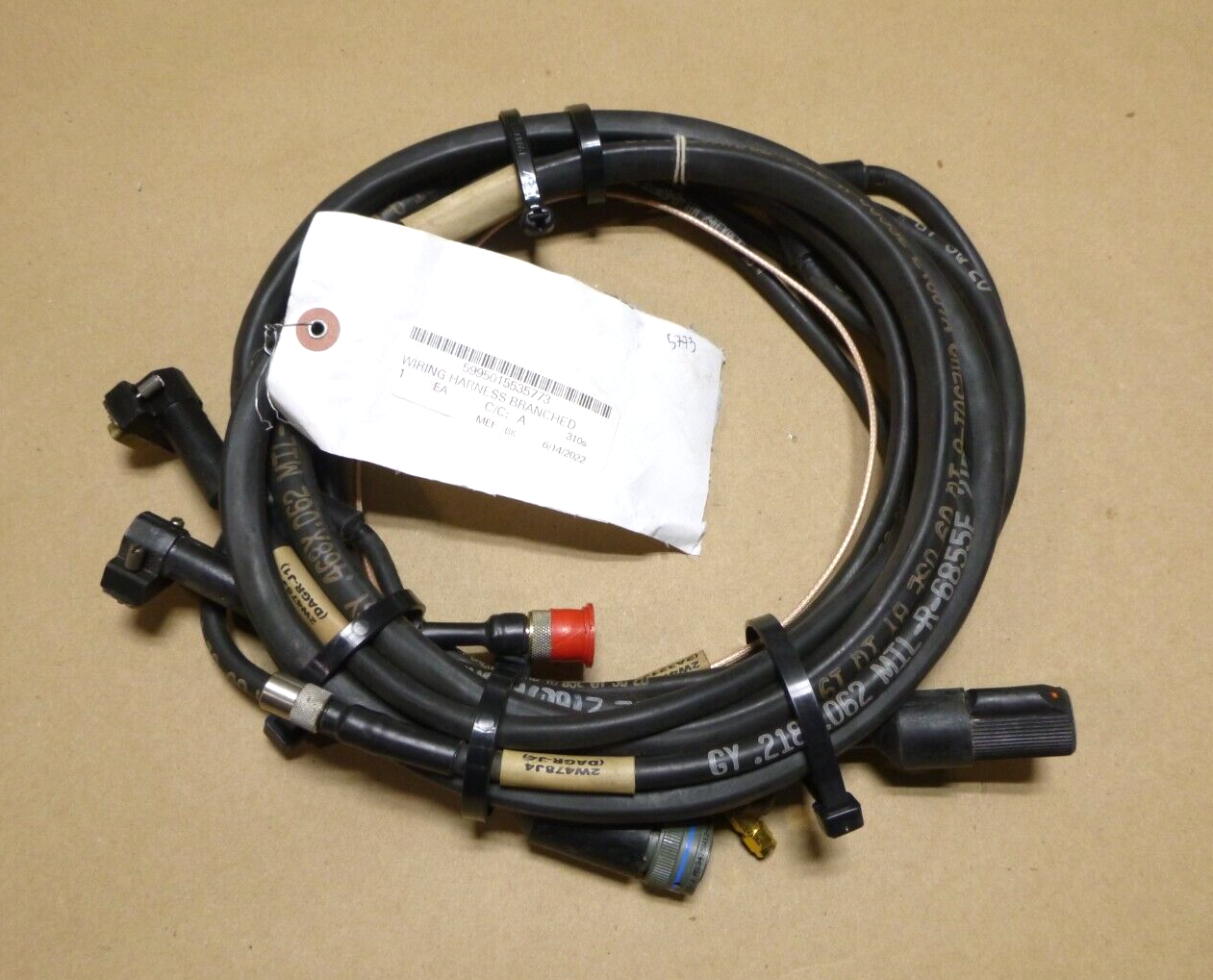 USGI Bradley (BFVS) Branched Wiring Harness 13007356, 5995-01-553-5773 | Replacement Truck Parts, Trailer Accessories, Automobile Supplies, Car Parts &amp; Accessories