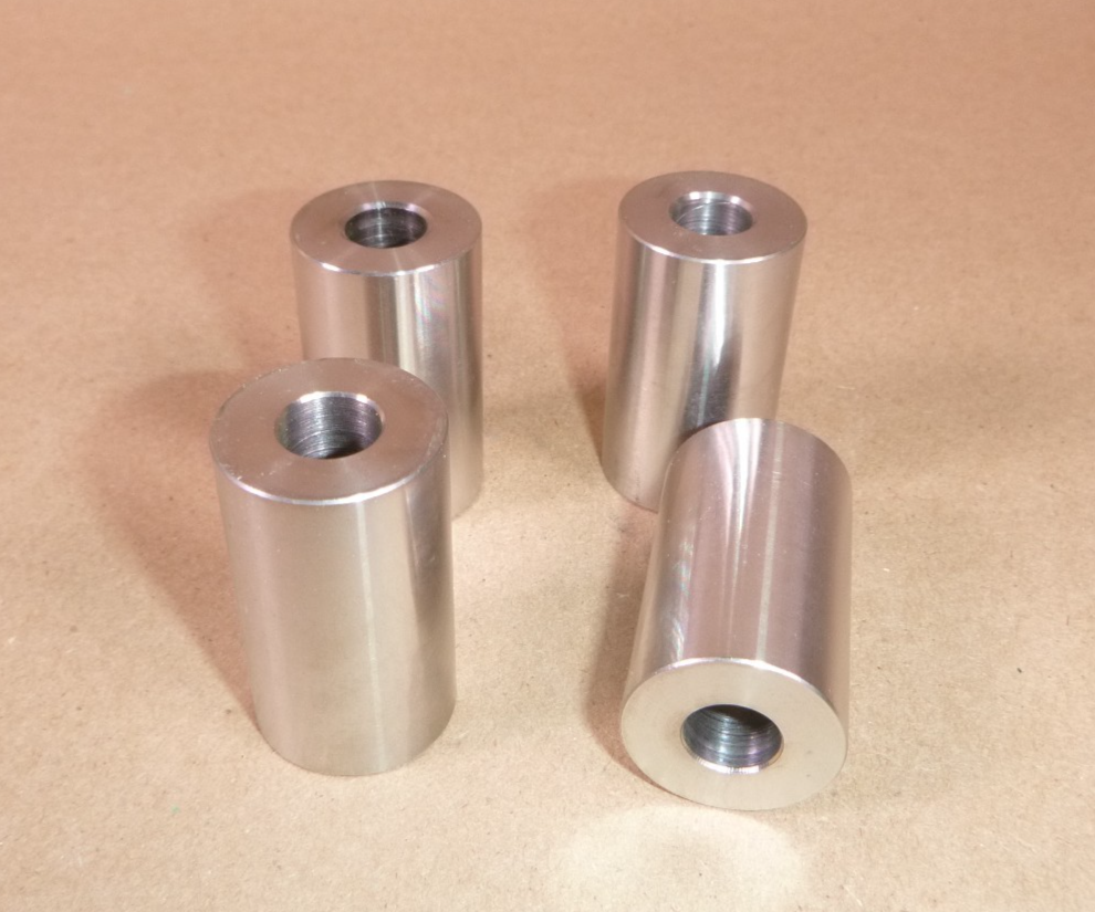 3/8" id x 7/8" od x 1-1/2" Tall Stainless Steel Standoff Spacer Bushing (4 Pcs) | Industrial Replacement Nuts &amp; Bolts Distributor and Machinery Screws &amp; Fasteners Supply