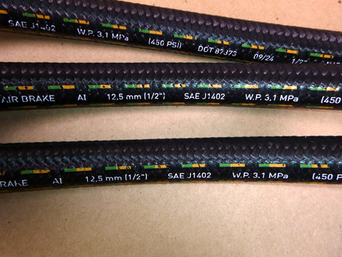 293-10 Parker Transportation Air Brake Hose, 1/2 in., 450 psi (12 Foot Long) | Industrial MRO Replacement Parts, Manufacturing Machine Parts & Components, Heavy Equipment Parts Supplier