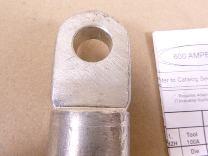 Cooper Power Systems CC6A21U Aluminum Loadbreak Elbow Crimp Connector | Electrical MRO Replacement Parts &amp; Components and Commercial Electrical Supplies Company