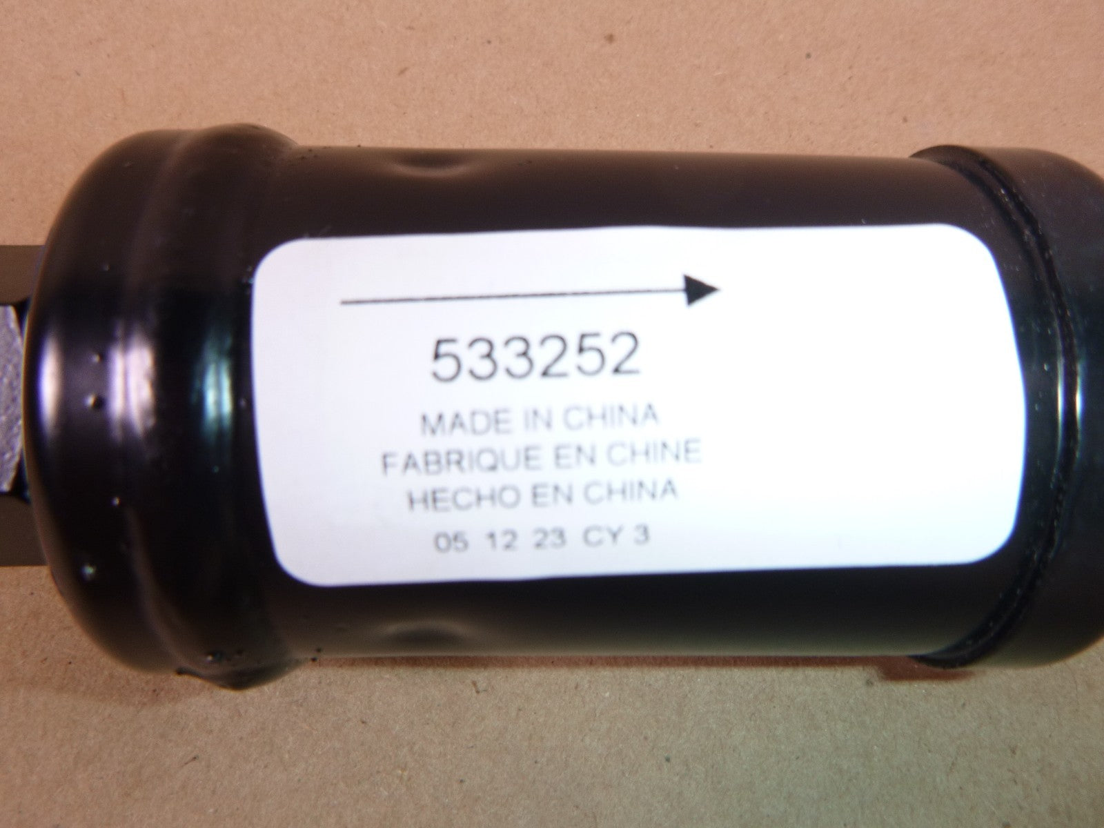 3252 NAPA In-Line Fuel Filter 104 Microns 1/2" NPT, 025-RAC-10, 533252 | Replacement Truck Parts, Trailer Accessories, Automobile Supplies, Car Parts &amp; Accessories