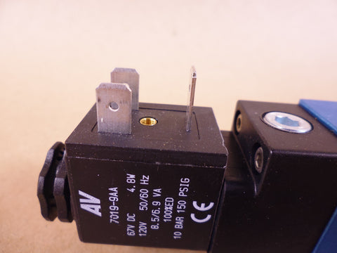 Automatic Valve L0703AAWR Solenoid Valve w/ 7019-9AA Coil 67VDC 4.8W 120V | Industrial MRO Replacement Parts, Manufacturing Machine Parts & Components, Heavy Equipment Parts Supplier