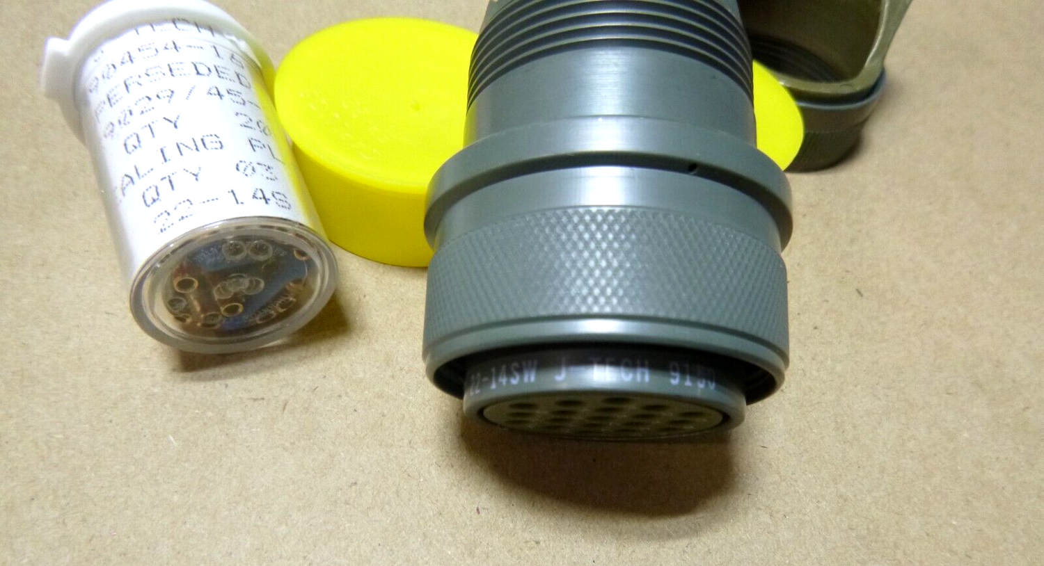 J-Tech Circular MIL Spec Connector MS3406D22-14SW, 19 Position | Electrical MRO Replacement Parts &amp; Components and Commercial Electrical Supplies Company