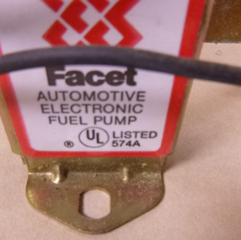 Genuine Facet 40107 OEM Cube Electric Fuel Pump , 12V , 610-1049 w/ Hardware | Replacement Truck Parts, Trailer Accessories, Automobile Supplies, Car Parts &amp; Accessories