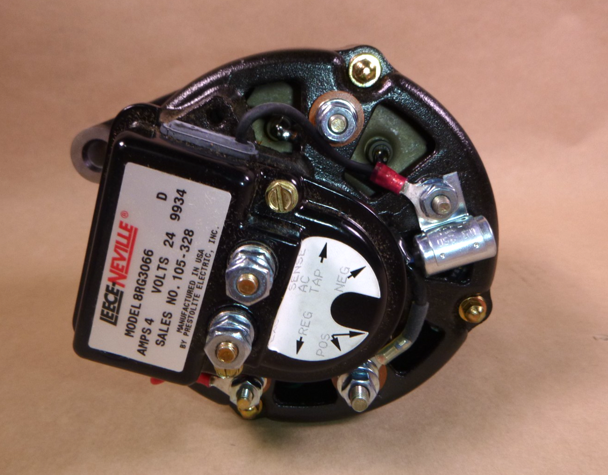 Prestolite Leece Neville OEM 24 Volt 40 Amp John Deere Alternator 8MR3301G - USA | Industrial Tractor Parts Supplier and Surplus Tractor Parts &amp; Accessories