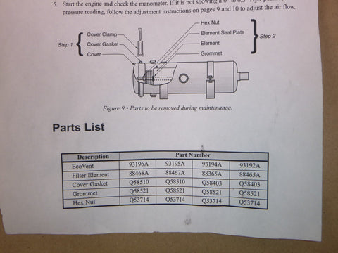 EcoVent Recirculator 93196D For Closed Crankcase Ventilation System 74824F91 | Replacement Truck Parts, Trailer Accessories, Automobile Supplies, Car Parts & Accessories