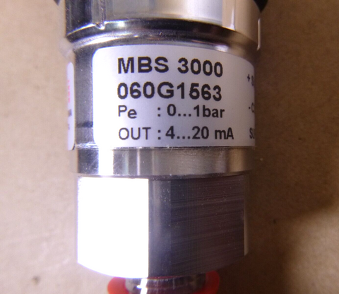 Danfoss 060G1563 MBS 3000 Pressure Transmitter, 0 to 14.5 psig, 4-20 mA Din Plug